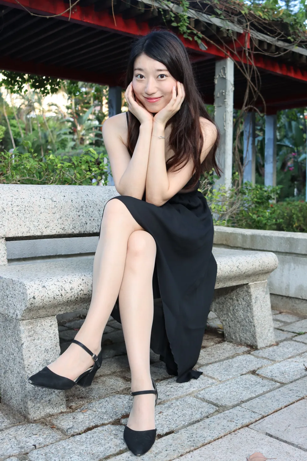 [Mzsock] NO.106 Wu Xiaokui Park black dress street photography#[61P]-28