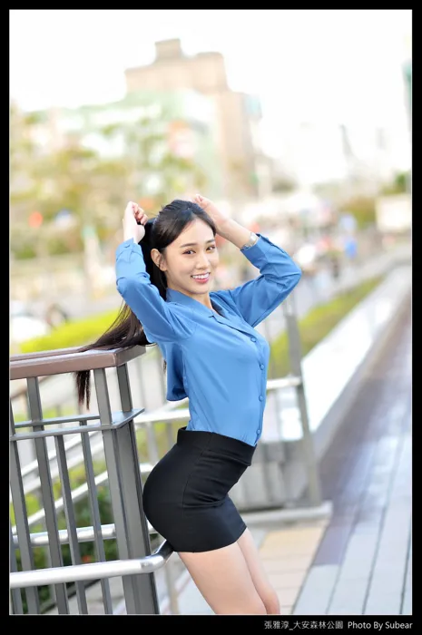 [Mzsock] NO.091 Zhang Yachun, Daan Forest, high heels and beautiful legs, outdoor shot street photography#[54P]-45